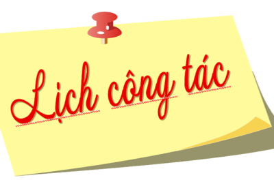 Lịch công tác (từ ngày 03/6/2024 đến 09/6/2024)